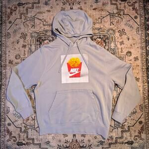 Nike Sole Food French Fries Hoodie Sweatshirt Pullover Sweater Shoe Box Large